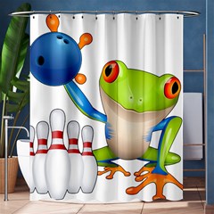 Tree Frog Bowler Shower Curtain 60  X 72  (medium) 