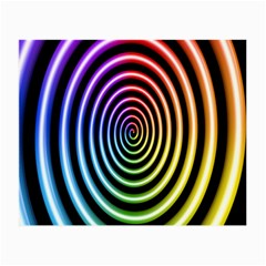 Hypnotic Circle Rainbow Small Glasses Cloth (2-side)