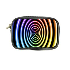 Hypnotic Circle Rainbow Coin Purse by Mariart