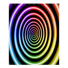 Hypnotic Circle Rainbow Shower Curtain 60  X 72  (medium)  by Mariart