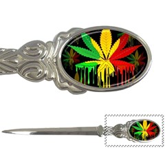 Marijuana Cannabis Rainbow Love Green Yellow Red Black Letter Openers