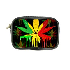 Marijuana Cannabis Rainbow Love Green Yellow Red Black Coin Purse by Mariart