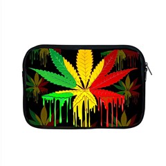 Marijuana Cannabis Rainbow Love Green Yellow Red Black Apple Macbook Pro 15  Zipper Case