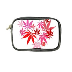 Marijuana Cannabis Rainbow Pink Love Heart Coin Purse