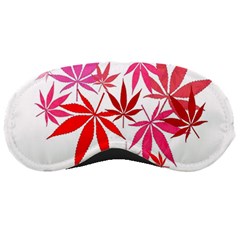 Marijuana Cannabis Rainbow Pink Love Heart Sleeping Masks