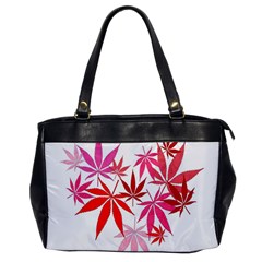 Marijuana Cannabis Rainbow Pink Love Heart Office Handbags