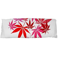 Marijuana Cannabis Rainbow Pink Love Heart Body Pillow Case (dakimakura)