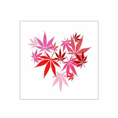 Marijuana Cannabis Rainbow Pink Love Heart Satin Bandana Scarf by Mariart