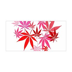 Marijuana Cannabis Rainbow Pink Love Heart Yoga Headband