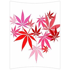 Marijuana Cannabis Rainbow Pink Love Heart Back Support Cushion