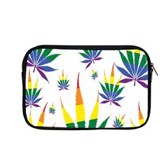 Marijuana Cannabis Rainbow Love Green Yellow Red White Leaf Apple Macbook Pro 13  Zipper Case