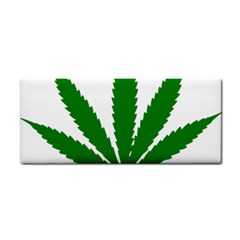 Marijuana Weed Drugs Neon Cannabis Green Leaf Sign Cosmetic Storage Cases by Mariart