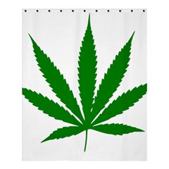 Marijuana Weed Drugs Neon Cannabis Green Leaf Sign Shower Curtain 60  X 72  (medium)  by Mariart