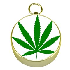 Marijuana Weed Drugs Neon Cannabis Green Leaf Sign Gold Compasses