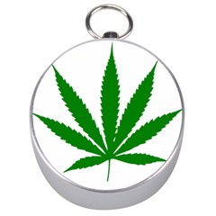 Marijuana Weed Drugs Neon Cannabis Green Leaf Sign Silver Compasses