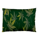 Marijuana Cannabis Rainbow Love Green Yellow Leaf Pillow Case 26.62 x18.9  Pillow Case