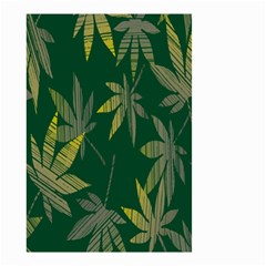 Marijuana Cannabis Rainbow Love Green Yellow Leaf Small Garden Flag (two Sides)