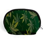 Marijuana Cannabis Rainbow Love Green Yellow Leaf Accessory Pouches (Medium)  Front