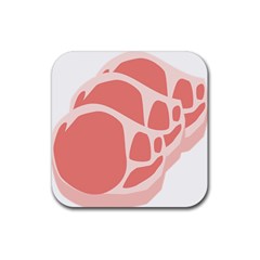 Meat Rubber Coaster (square) 