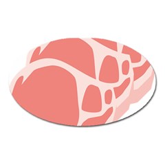 Meat Oval Magnet by Mariart