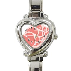 Meat Heart Italian Charm Watch by Mariart