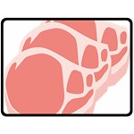 Meat Double Sided Fleece Blanket (Large)  80 x60  Blanket Front