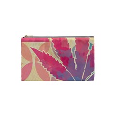 Marijuana Heart Cannabis Rainbow Pink Cloud Cosmetic Bag (small)  by Mariart