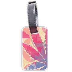 Marijuana Heart Cannabis Rainbow Pink Cloud Luggage Tags (two Sides) by Mariart