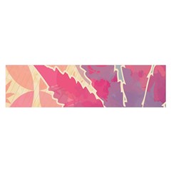 Marijuana Heart Cannabis Rainbow Pink Cloud Satin Scarf (oblong)