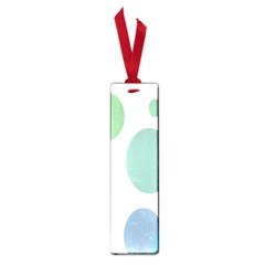 Polka Dots Blue Green White Small Book Marks