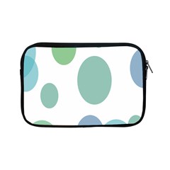 Polka Dots Blue Green White Apple Ipad Mini Zipper Cases by Mariart