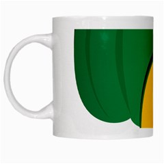 Pumpkin Peppers Green Yellow White Mugs by Mariart