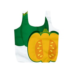 Pumpkin Peppers Green Yellow Full Print Recycle Bags (s) 