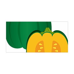 Pumpkin Peppers Green Yellow Yoga Headband by Mariart