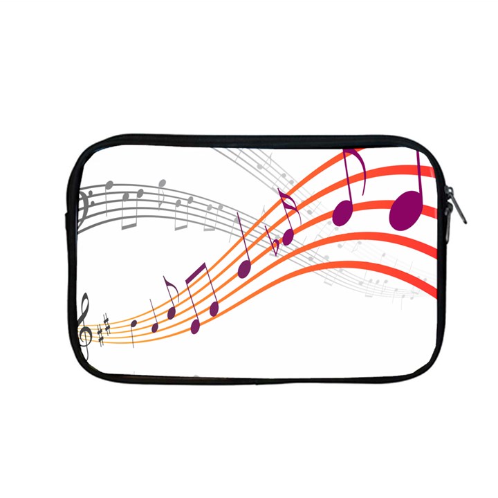 Musical Net Purpel Orange Note Apple MacBook Pro 13  Zipper Case