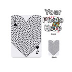 Marijuana Heart Cannabis Black Love Playing Cards 54 (Mini)  Front - SpadeJ