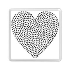 Marijuana Heart Cannabis Black Love Memory Card Reader (square)  by Mariart