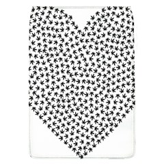 Marijuana Heart Cannabis Black Love Flap Covers (l) 