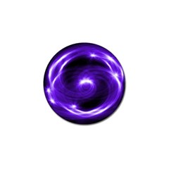 Purple Black Star Neon Light Space Galaxy Golf Ball Marker (4 Pack) by Mariart