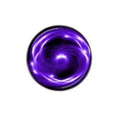 Purple Black Star Neon Light Space Galaxy Hat Clip Ball Marker (4 Pack)