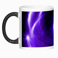 Purple Black Star Neon Light Space Galaxy Morph Mugs