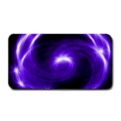 Purple Black Star Neon Light Space Galaxy Medium Bar Mats