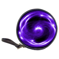 Purple Black Star Neon Light Space Galaxy Classic 20-cd Wallets