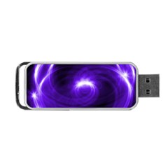 Purple Black Star Neon Light Space Galaxy Portable Usb Flash (two Sides)