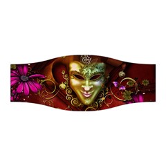 Wonderful Venetian Mask With Floral Elements Stretchable Headband by FantasyWorld7