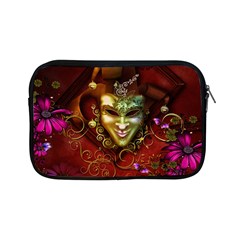 Wonderful Venetian Mask With Floral Elements Apple Ipad Mini Zipper Cases by FantasyWorld7