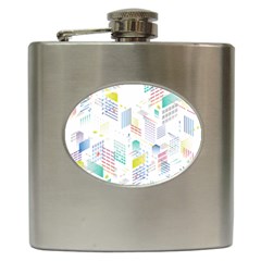 Layer Capital City Building Hip Flask (6 Oz) by Mariart