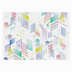 Layer Capital City Building Large Glasses Cloth