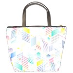 Layer Capital City Building Bucket Bags Back