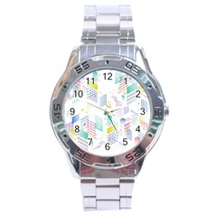 Layer Capital City Building Stainless Steel Analogue Watch by Mariart